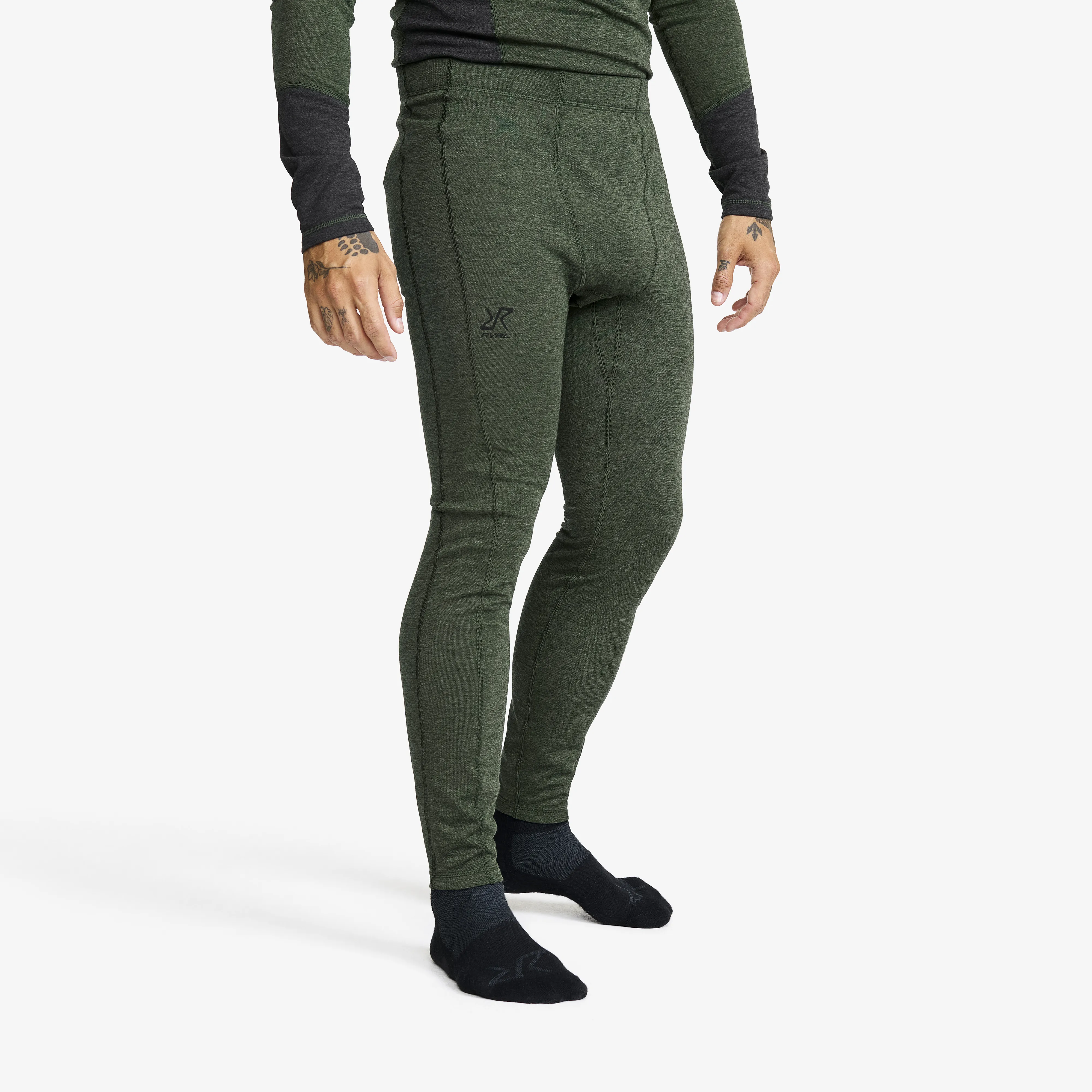 RevolutionRace North Merino Pants Herre, Rosin Green