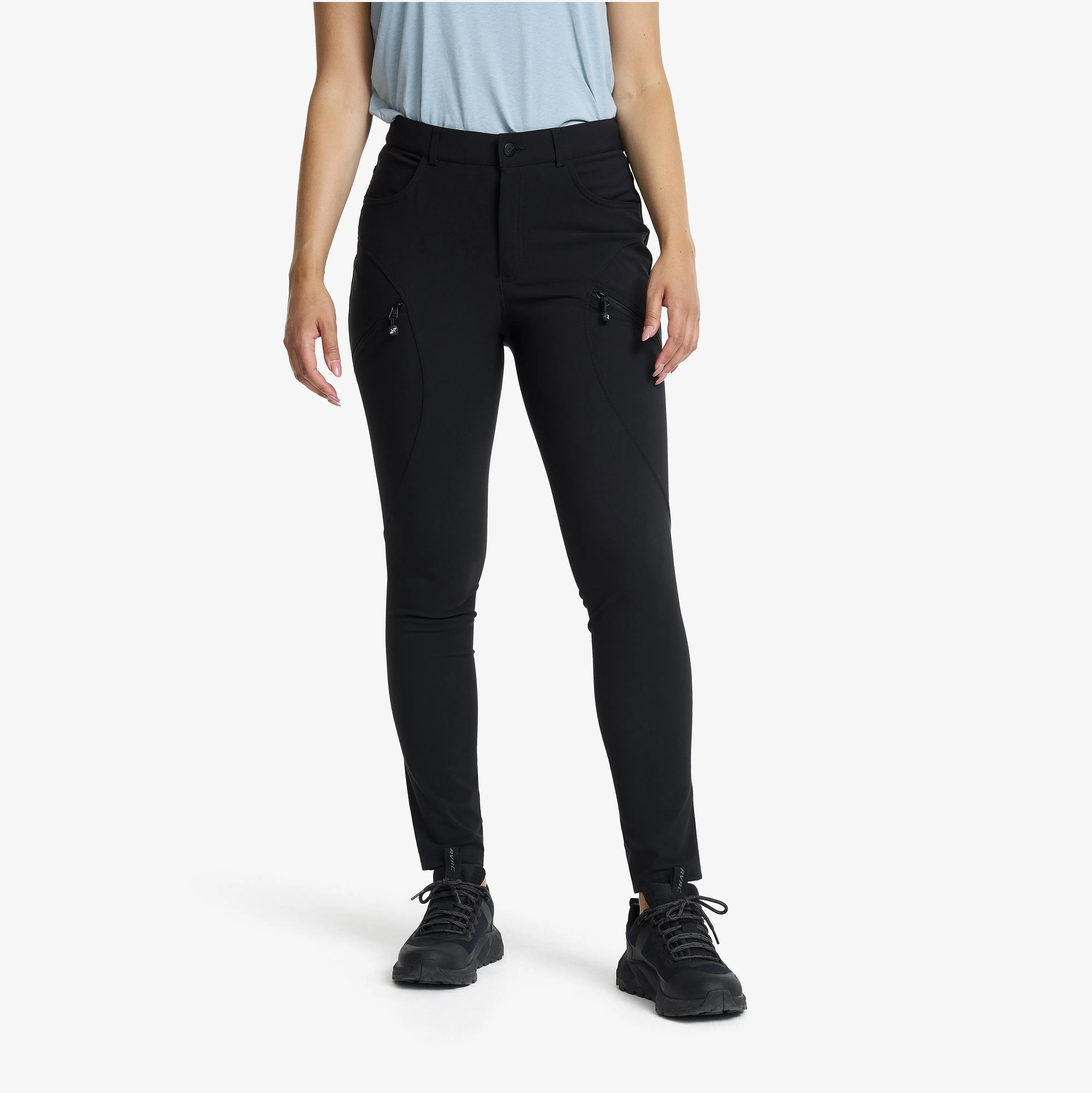RevolutionRace Outdoor Jeans, Bouncer Highwaist Jeans Dame