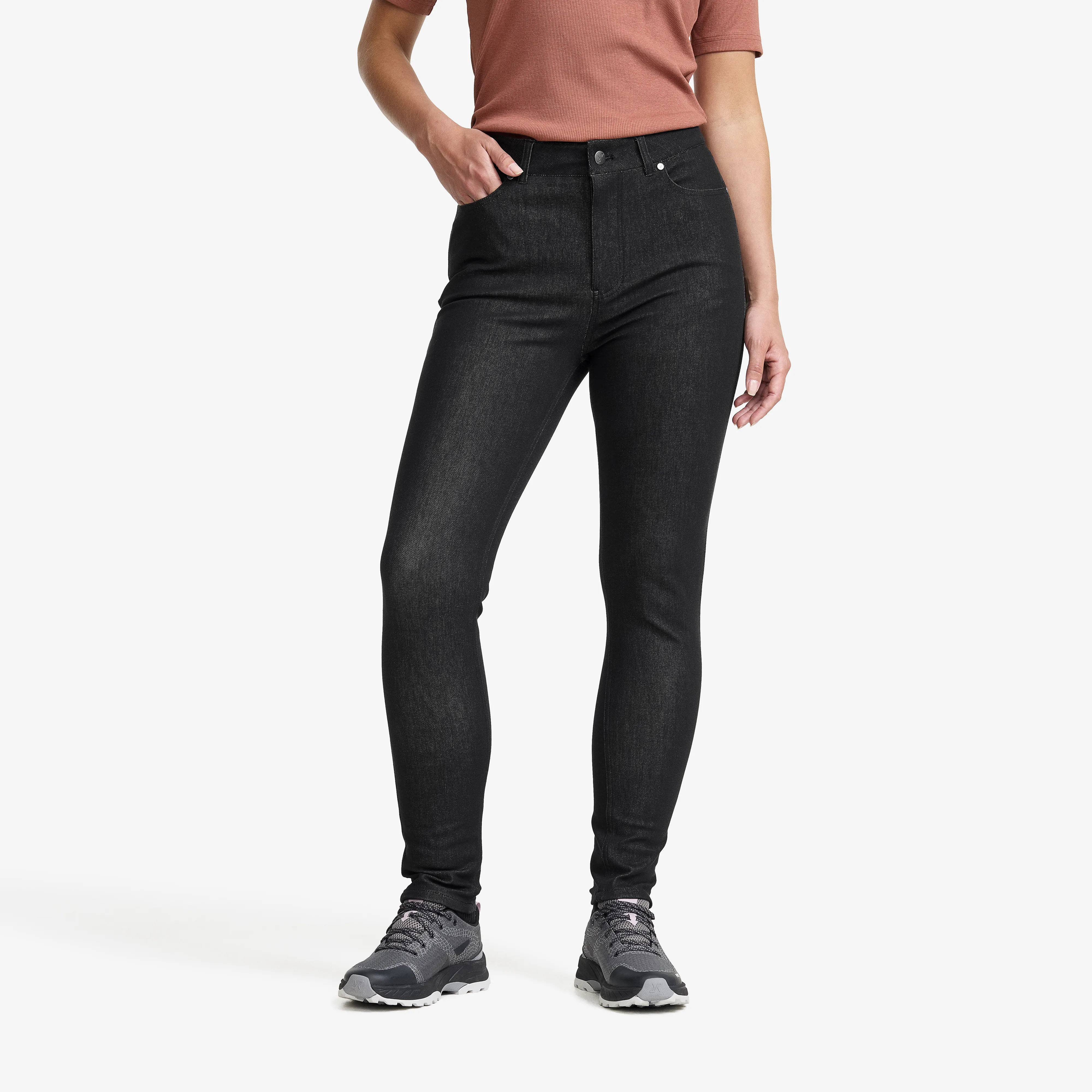 RevolutionRace Outdoor Jeans, Valley High-waist Stretch Jeans Dame RevolutionRace Outdoor Jeans, Valley High-waist Stretch Jeans Dame