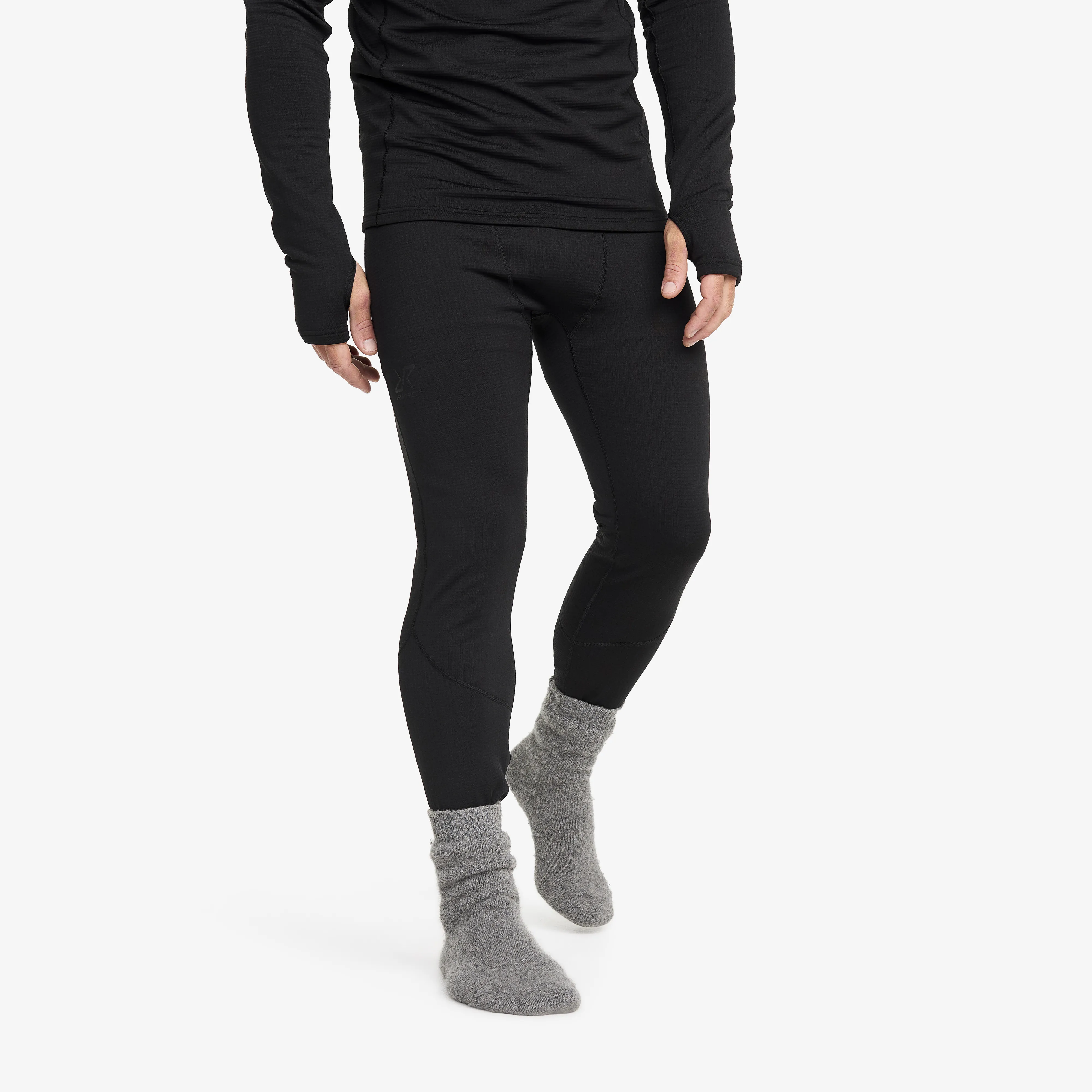 RevolutionRace Waffle Baselayer Pants Herre