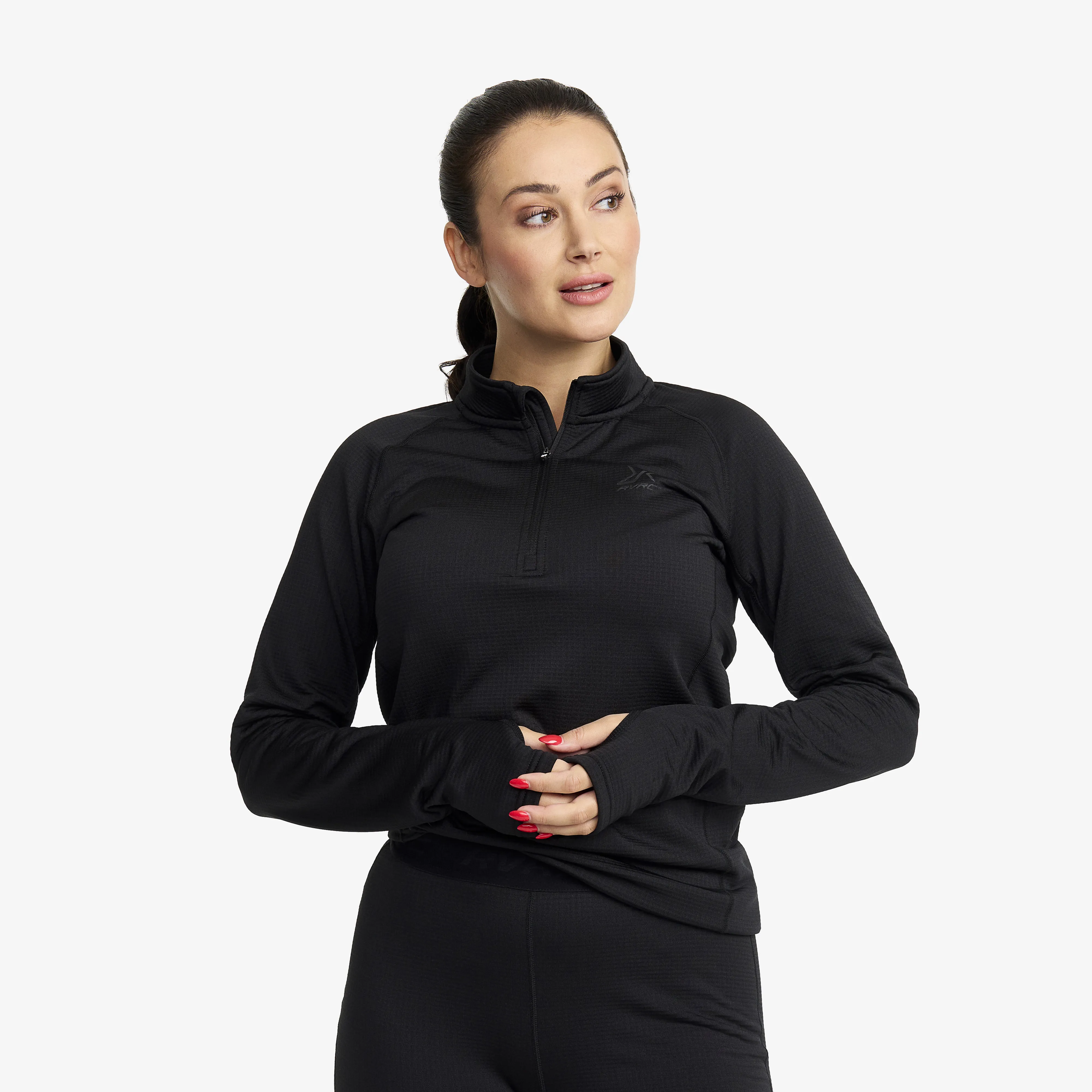 RevolutionRace Waffle Half-zip Baselayer Top Dame