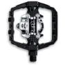 RFR Flat & Click Sykkelpedaler, Black / silver, One Size
