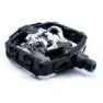 RFR Flat & Click Sykkelpedaler, Black / silver, One Size