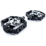 RFR Flat & Click Sykkelpedaler, Black / silver, One Size