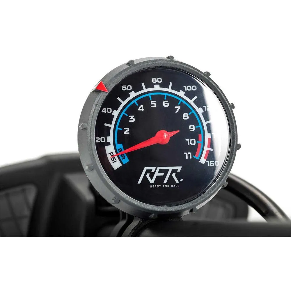 RFR Hqp Sykkelpumpe, Black / glossy black, 160psi