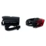 RFR Tour 35 Usb Strap Sykkellyktesett, Black, One Size