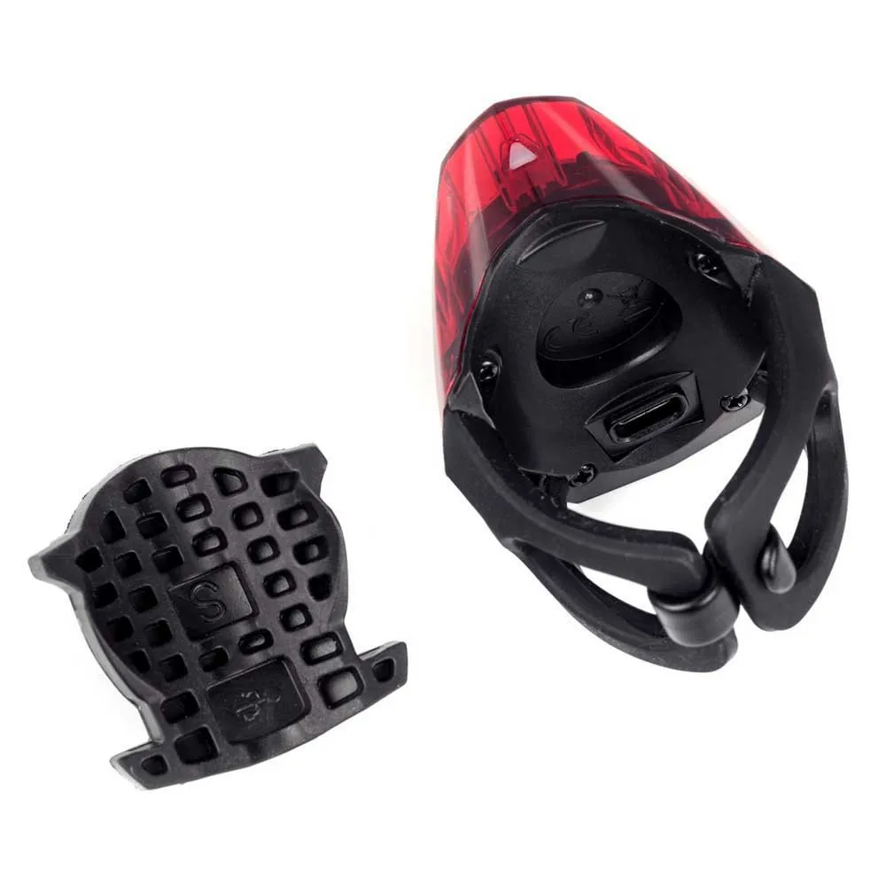 RFR Tour 35 Usb Strap Sykkellyktesett, Black, One Size
