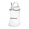 rh+ Brezza Spaghetto Ermeløs T-skjorte, White / black, XL