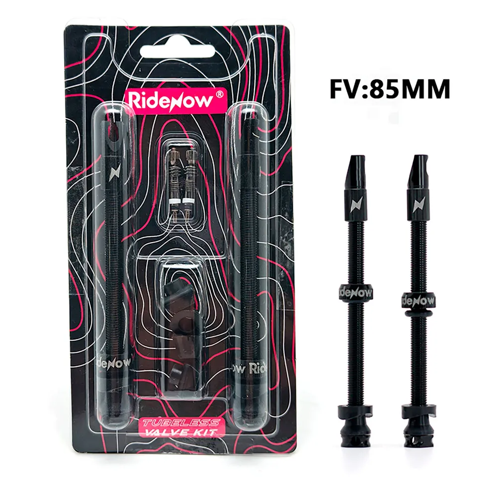 RideNow Fv Presta Tubeless 85mm Ventiler, Black, One Size