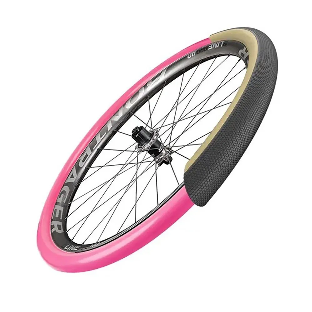 RideNow Tpu Gravel Presta 45 Mm Slange, Pink, 700C, 32-47 RideNow Tpu Gravel Presta 45 Mm Slange, Pink, 700C, 32-47