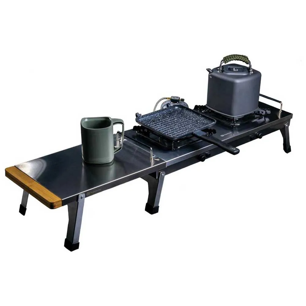 Ridgemonkey Cookstation Double Gasskomfyr For Camping, Black, One Size Ridgemonkey Cookstation Double Gasskomfyr For Camping, Black, One Size