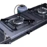 Ridgemonkey Cookstation Double Gasskomfyr For Camping, Black, One Size