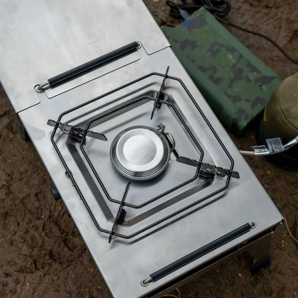 Ridgemonkey Cookstation Gasskomfyr For Camping, Black, One Size