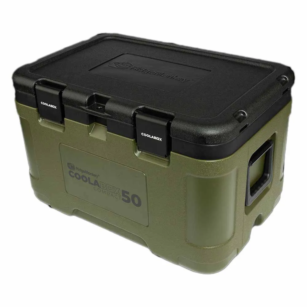 Ridgemonkey Coolabox Compact 50l Stiv Bærbar Kjøleboks, Green, One Size