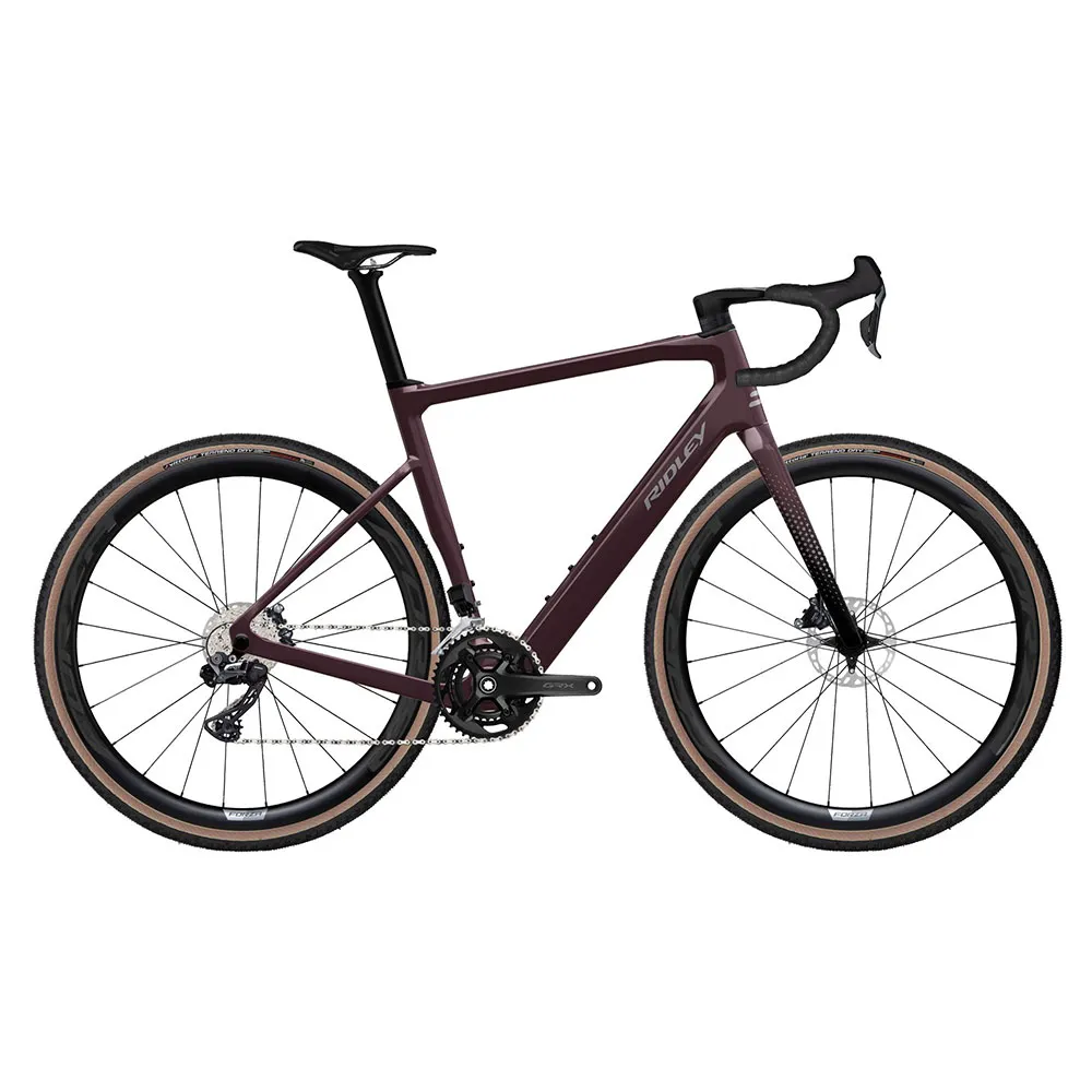 Ridley E-grifn Grx600 2x12 2024 Elektrisk Grussykkel, Green / orange, L, 350Wh, Elsykkel