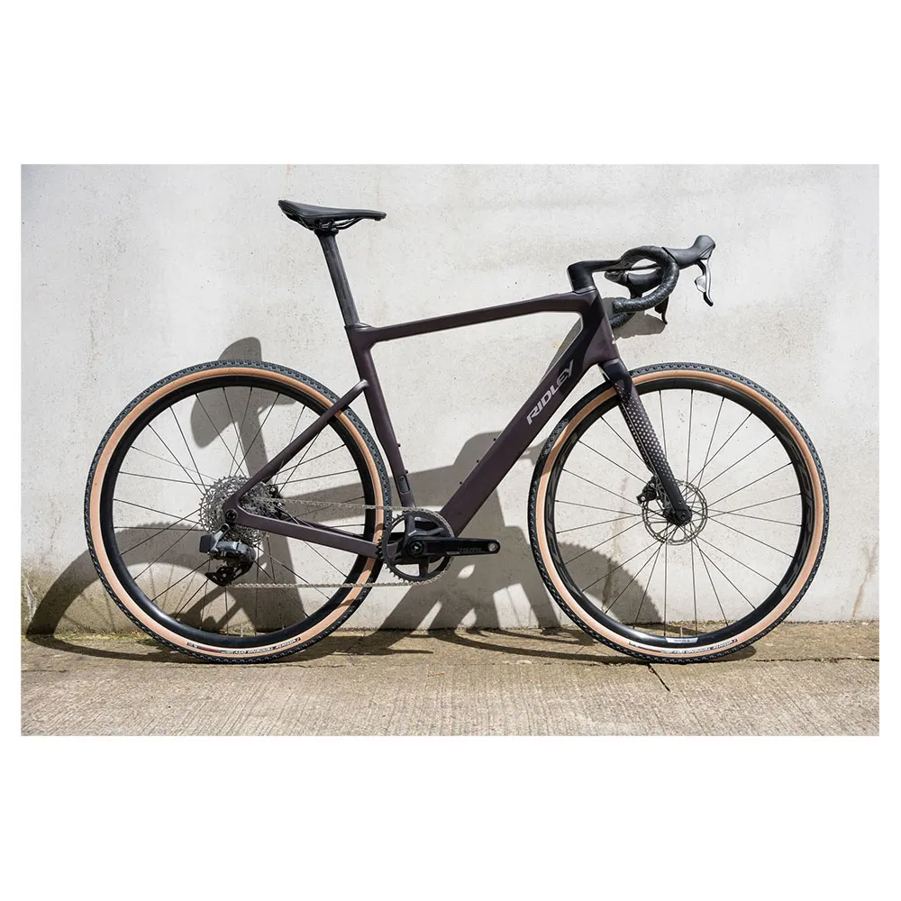 Ridley E-grifn Grx600 2x12 2024 Elektrisk Grussykkel, Green / orange, L, 350Wh, Elsykkel