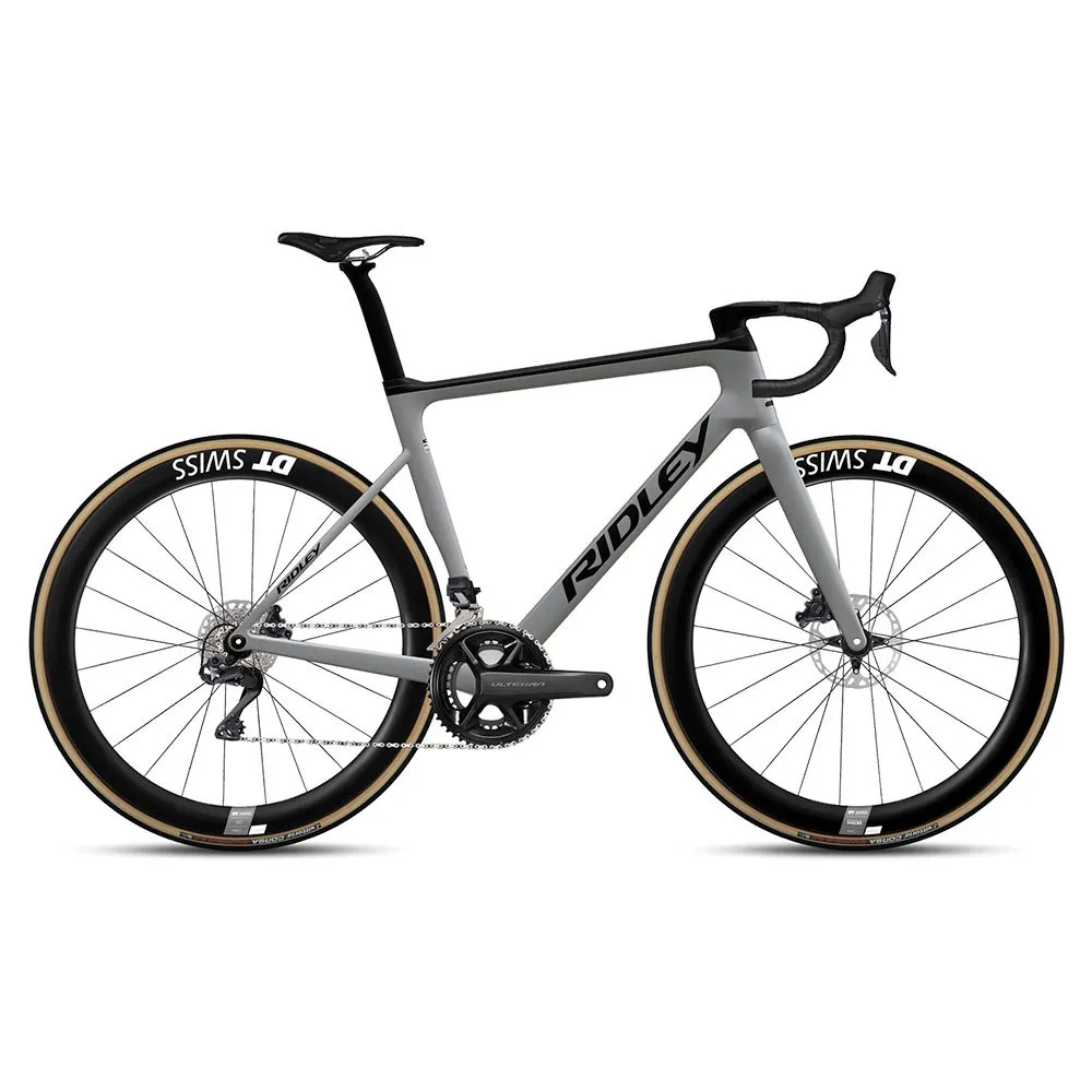 Ridley Falcn Rs Disc Ultegra Di2 2023 Landeveissykkel, Black / battleship grey Ridley Falcn Rs Disc Ultegra Di2 2023 Landeveissykkel, Black / battleship grey