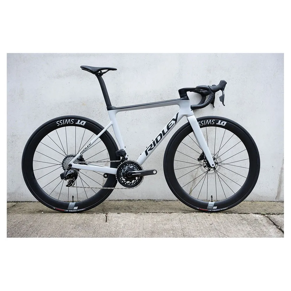 Ridley Falcn Rs Disc Ultegra Di2 2023 Landeveissykkel, Black / battleship grey Ridley Falcn Rs Disc Ultegra Di2 2023 Landeveissykkel, Black / battleship grey