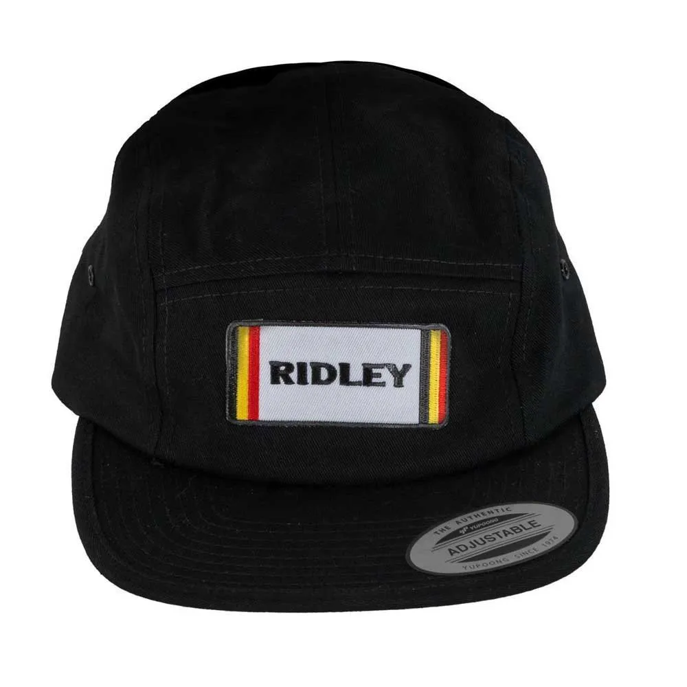 Ridley R Logo Jockey Cap, Black