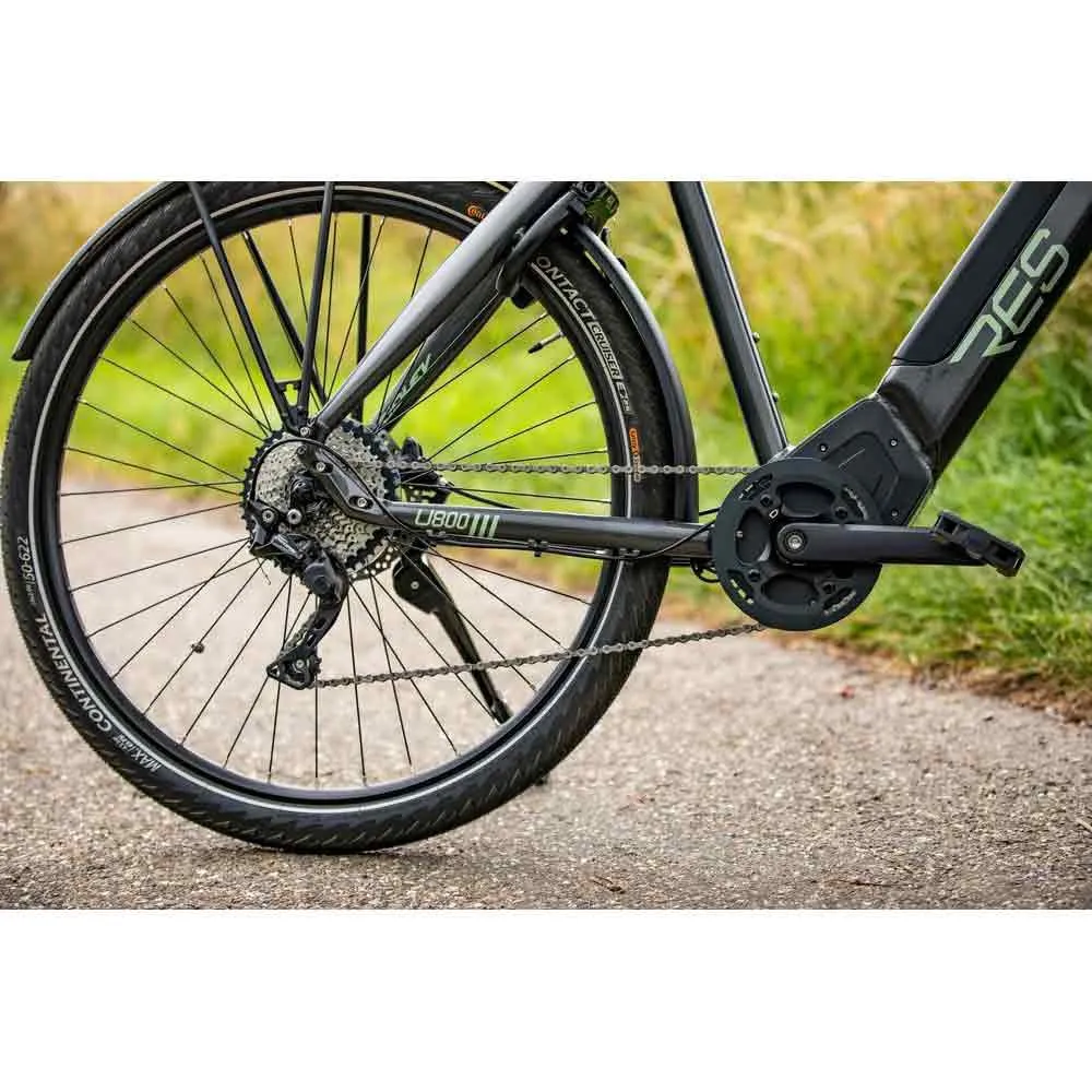 Ridley Res U800 Elektrisk Sykkel, Anthracite met / green, L, Elsykkel Ridley Res U800 Elektrisk Sykkel, Anthracite met / green, L, Elsykkel