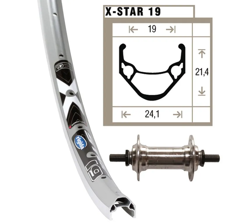 Rigida Forhjul 24 Rigida X-Star 19