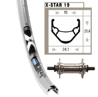 Rigida Forhjul 24 Rigida X-Star 19