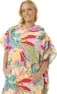 Rip Curl Women's Mixed Hooded Poncho, Dark chocolate