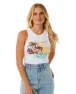 Rip Curl Women's Sunset Ribbed Tank, White