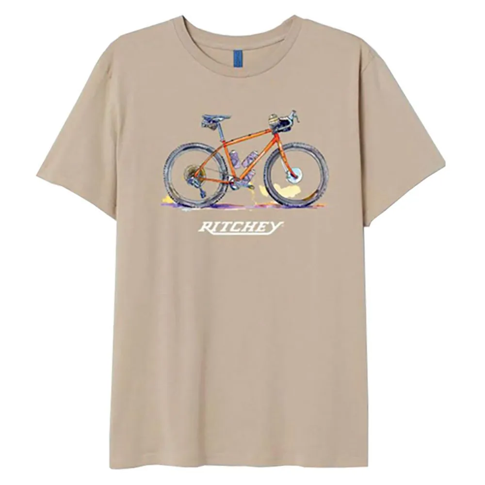 Ritchey Ascent Kortarmet T-skjorte, Tan, XL