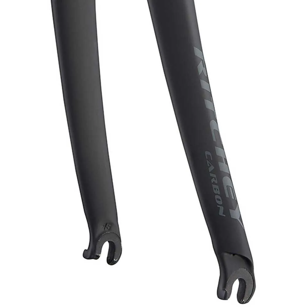 Ritchey Comp Carbon 1´´ 9x100 Mm Qr 43 Offset Veikgaffel, Matte black, 28" - 700C, Rigid Ritchey Comp Carbon 1´´ 9x100 Mm Qr 43 Offset Veikgaffel, Matte black, 28" - 700C, Rigid