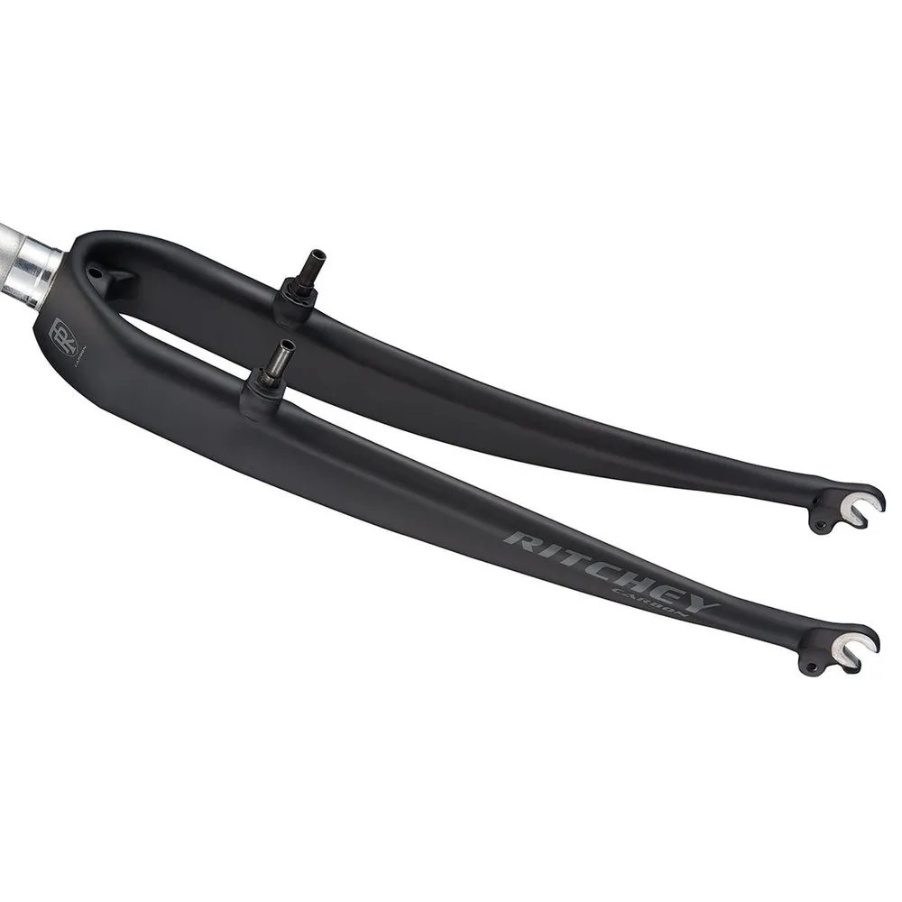 Ritchey Comp Carbon Cross 9x100 Mm 48 Offset Veikgaffel, Matte black, 28" - 700C, Rigid Ritchey Comp Carbon Cross 9x100 Mm 48 Offset Veikgaffel, Matte black, 28" - 700C, Rigid