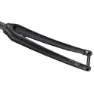 Ritchey Wcs Carbon Cross Disc Tapered 1-1/4´´ Flat Mount Veikgaffel, Matte black, 28" - 700C, Rigid