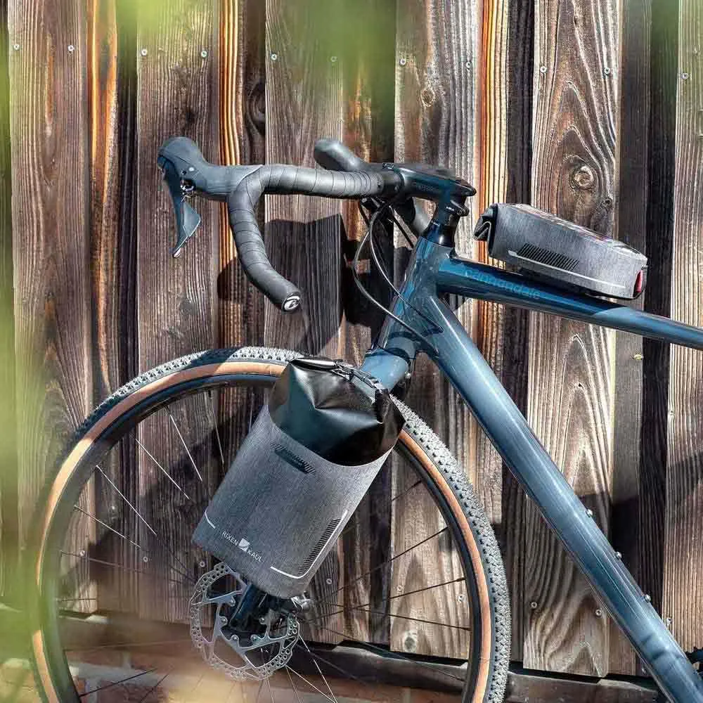 Rixen&kaul Bikepack Fork Waterproof Rammeveske 4l, Grey, One Size