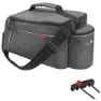 Rixen&kaul Rackpack Light Uniklever Klickfix Sykkelveske 8l, Grey, One Size
