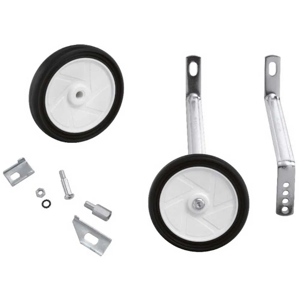 RMS Sport 130 Mm Støttehjul, Silver / white / black, 16-20" RMS Sport 130 Mm Støttehjul, Silver / white / black, 16-20"