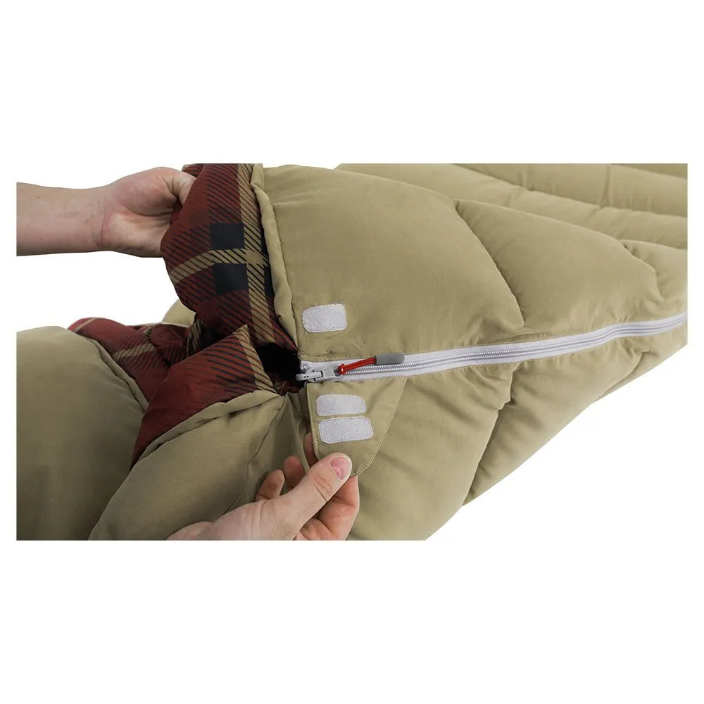 Robens Base Camp Sovepose, Brown, Left Zipper