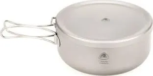 Robens Ori Titanium Pot with Plate/Lid, Grey, One Size Robens Ori Titanium Pot with Plate/Lid, Grey, One Size