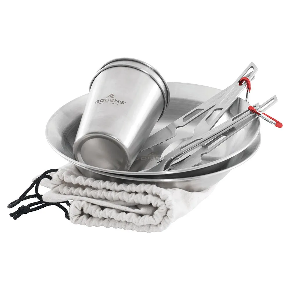 Robens Sierra Steel Bestikksett, Silver, One Size
