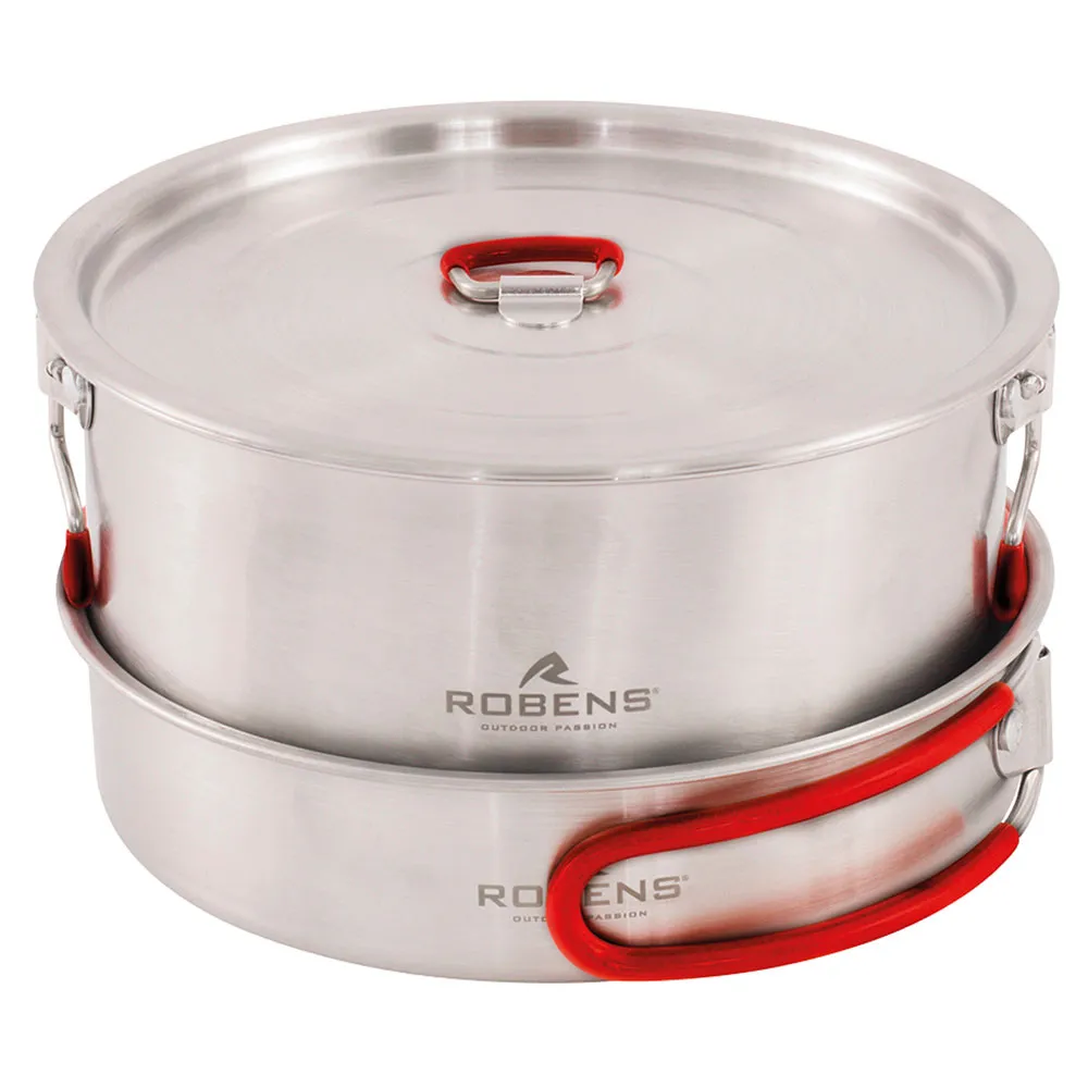 Robens Sierra Steel L Kjøkkenutstyr, Silver, One Size