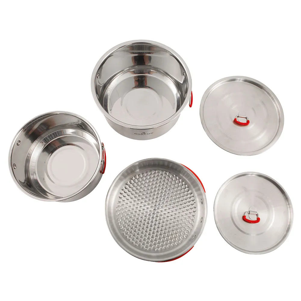 Robens Sierra Steel L Kjøkkenutstyr, Silver, One Size