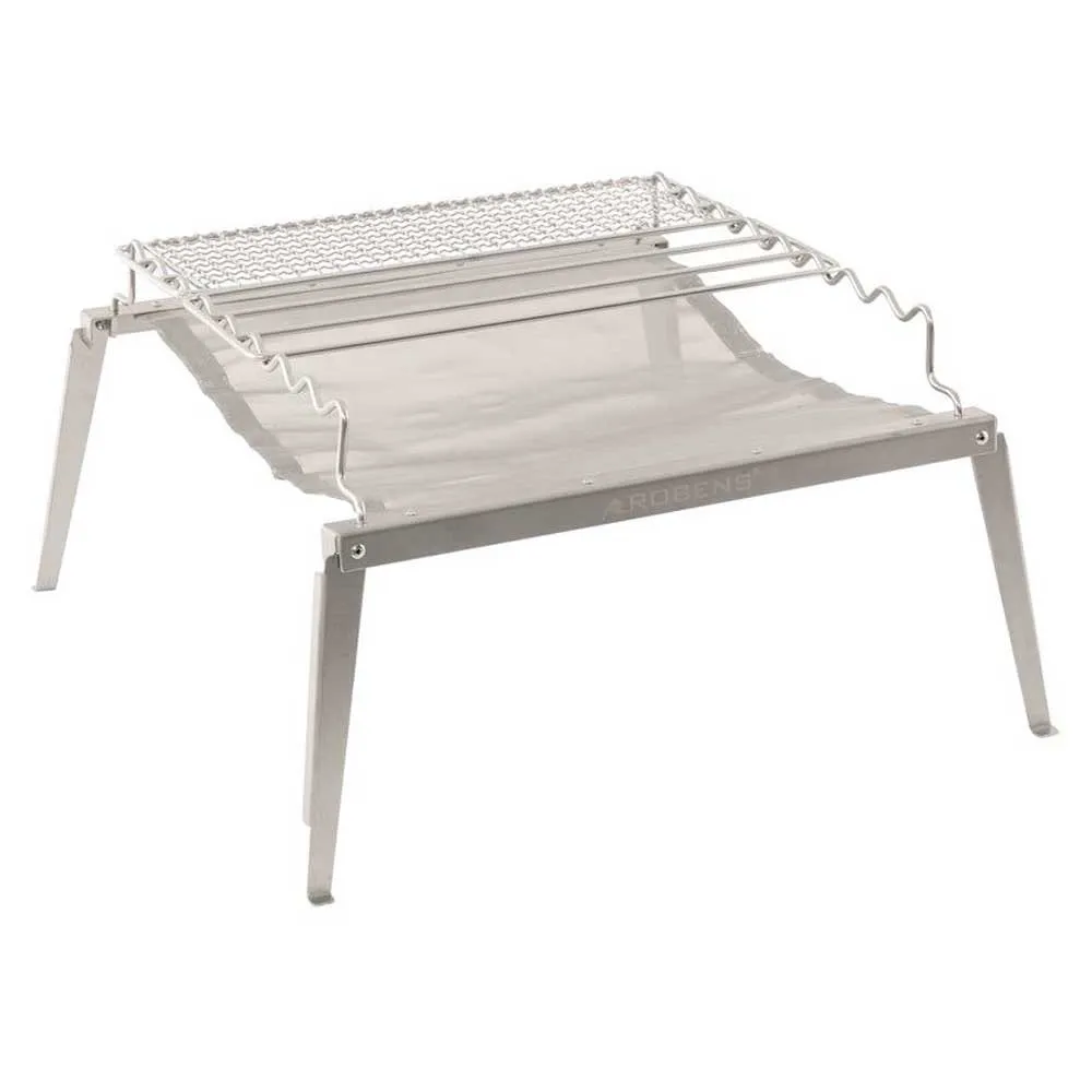 Robens Timber Mesh L Grill, Silver, One Size