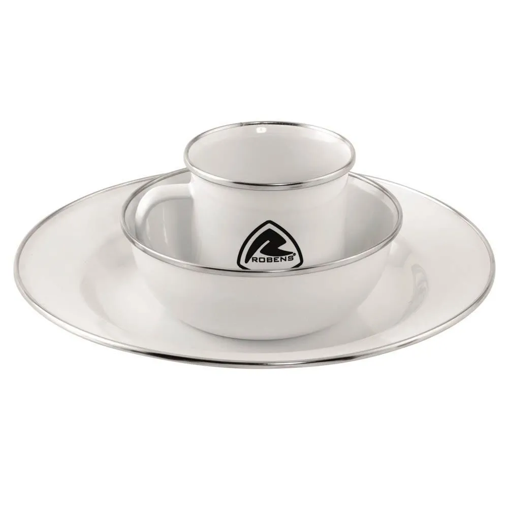 Robens Tongass Enkelt Emaljesett, One size Robens Tongass Enkelt Emaljesett, One size