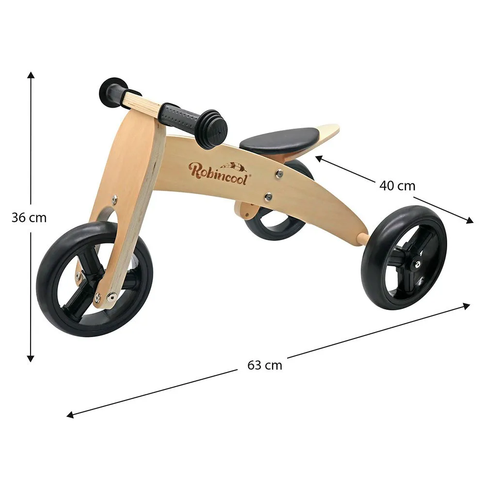 Robin Cool Fast Wheels Løpesykkel, Black, 3Y, Barnesykkel