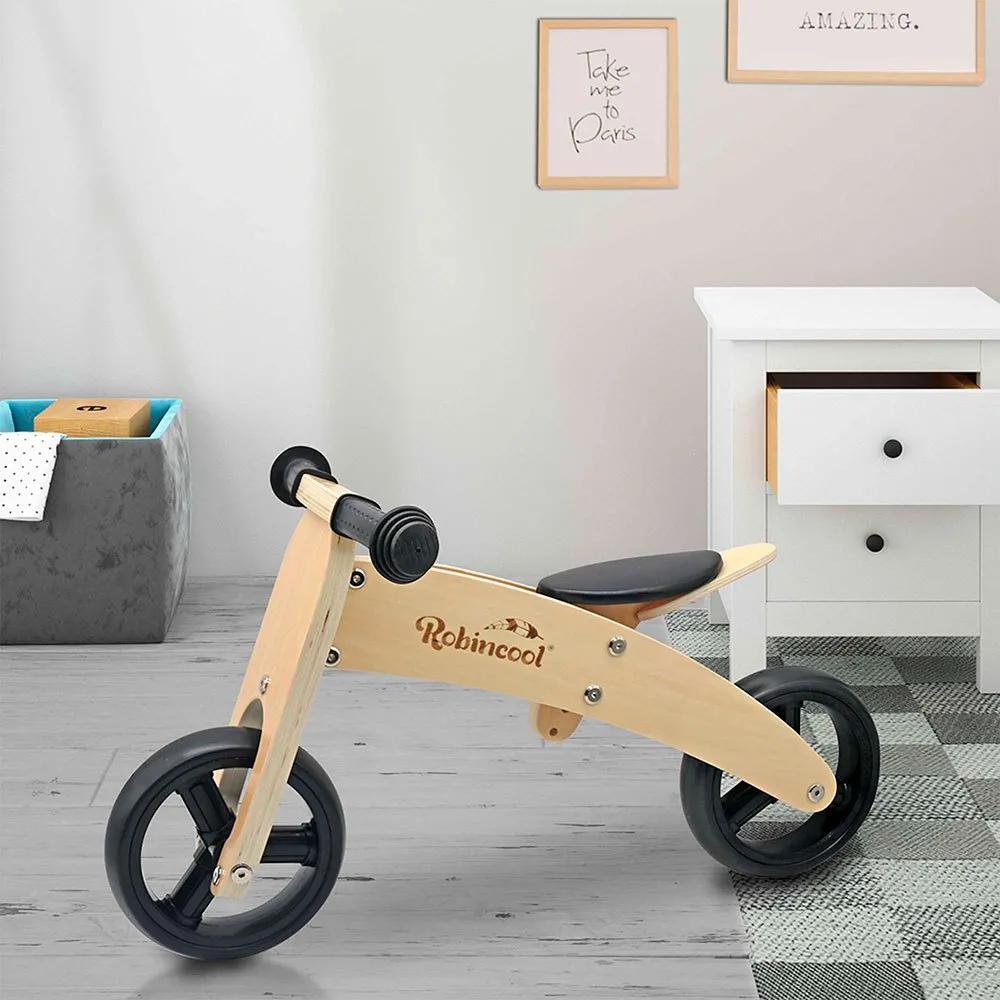 Robin Cool Fast Wheels Løpesykkel, Black, 3Y, Barnesykkel