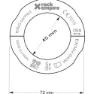 Rock Empire 25 Kn Aluminiumsring 45 Mm, One size