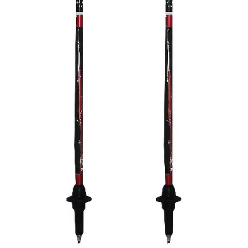 Rock Experience Alu Z Fly Spaserstokker, Bright white / chinese red, 115-135cm