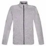 Rock Experience Berna M Mock Neck Fleecejakke Med Full Glidelås, Grey melange
