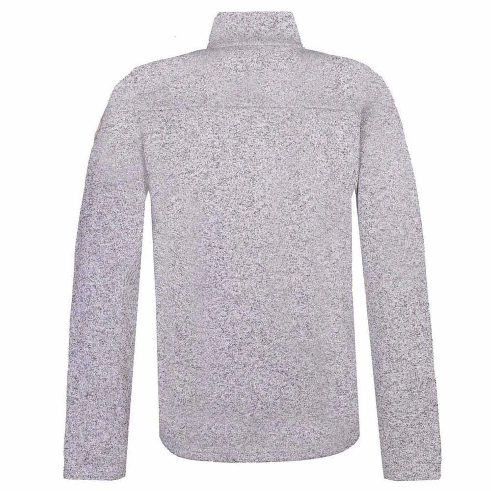 Rock Experience Berna M Mock Neck Fleecejakke Med Full Glidelås, Grey melange