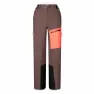 Deep taupe / fiery coral