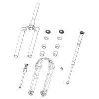 Rock Shox 140 Mm 27/29 Psylo Gold A1+ 2025+ Patron Rock Shox 140 Mm 27/29 Psylo Gold A1+ 2025+ Patron